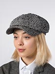 Кепка FREDRIKSON арт. 3147-642/99 (черный / белый)